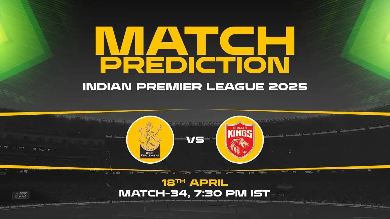 IPL 2025 Clash: RCB vs PBKS – Who Will Claim Victory Today?